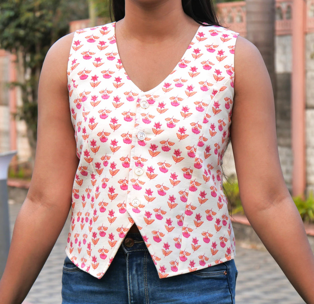 Bloom-Core vest coat