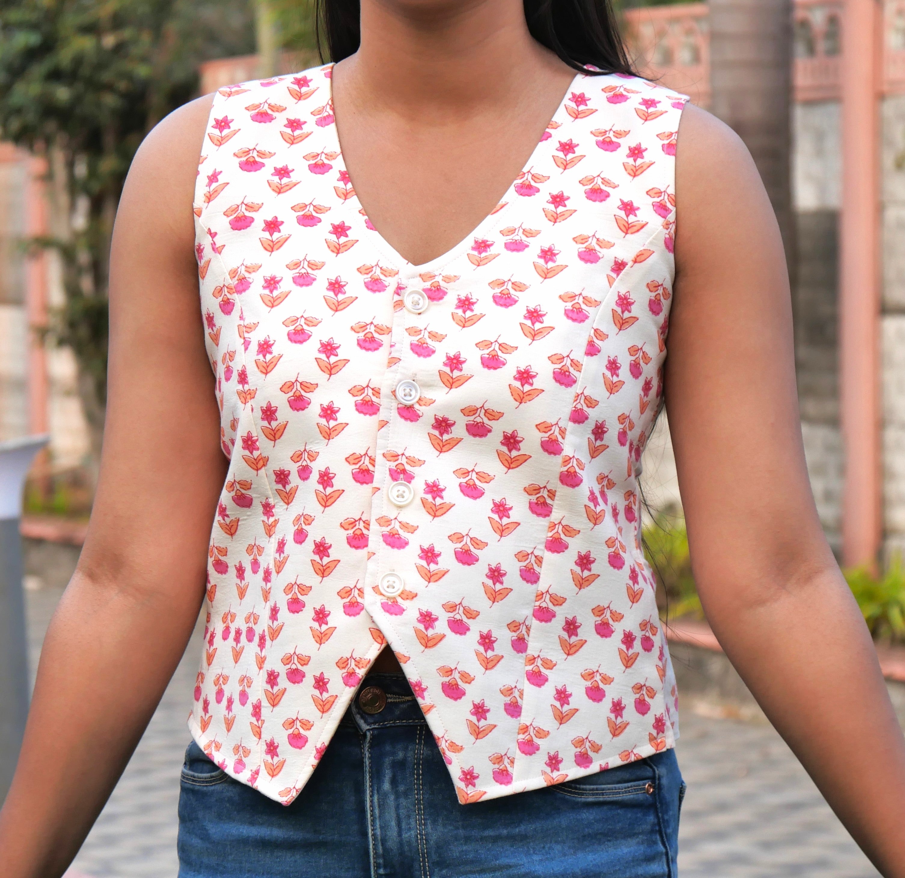 Bloom-Core vest coat